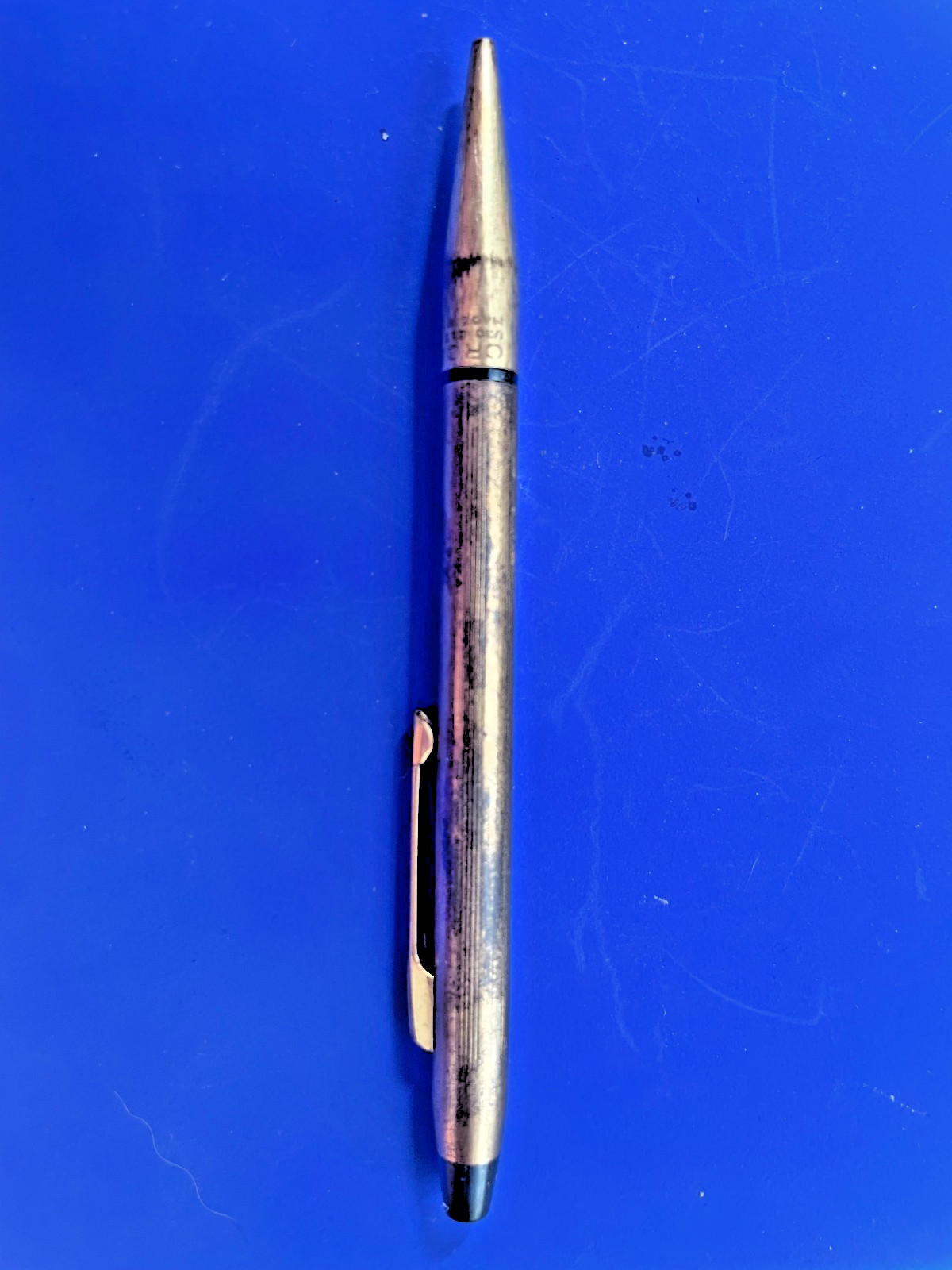 Vtg AT Cross 10 Kt Gold Filled Mini Miniature Pencil – 3″