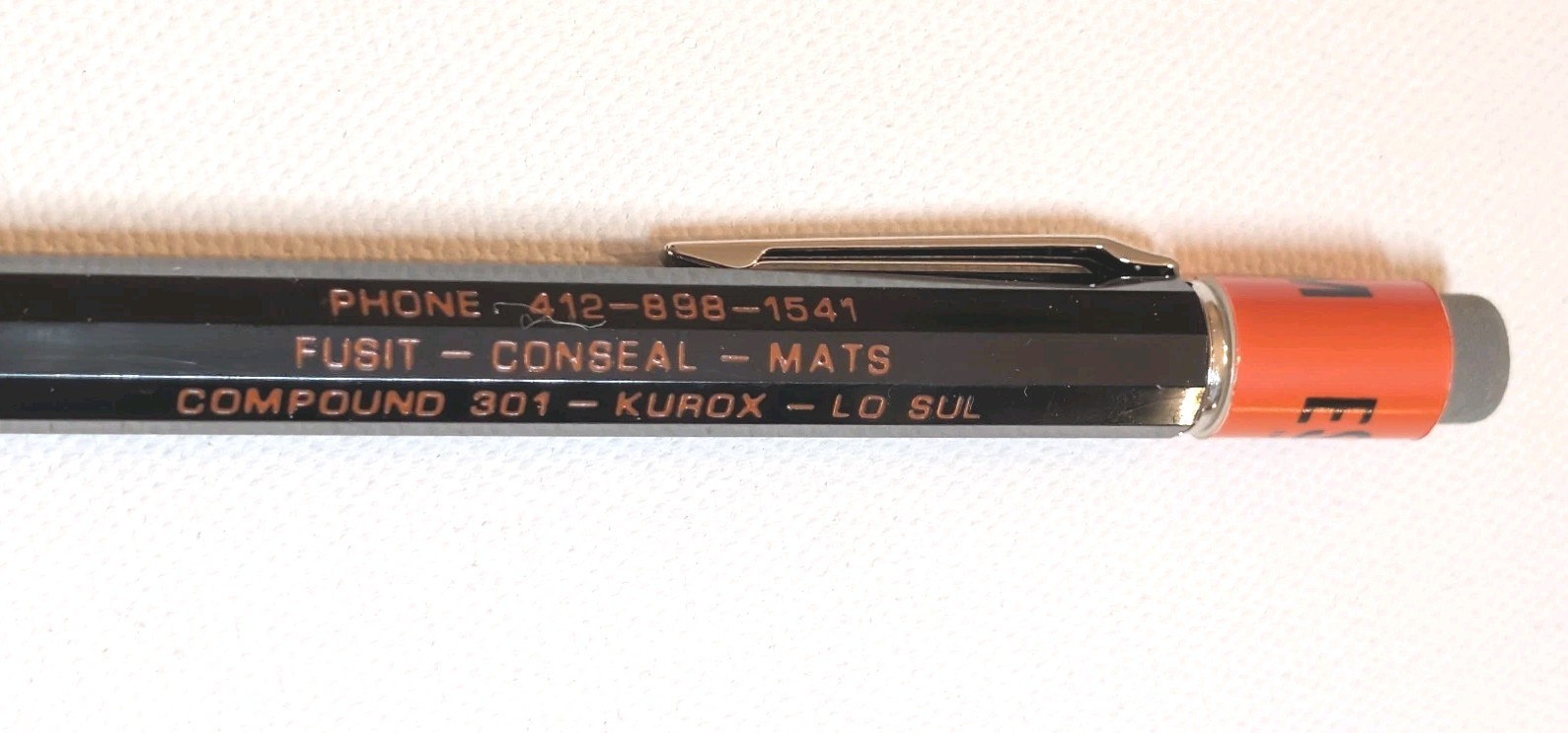 Vintage Autopoint Mechanical Pencil ESM Inc Mars PA Steel Advertising Boxed