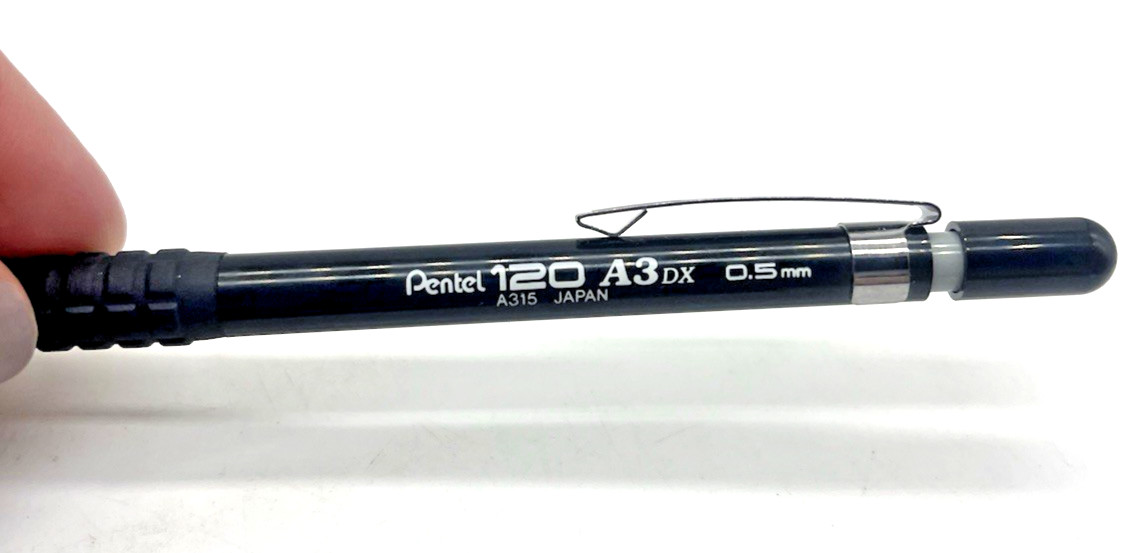 Pentel 120 A3 Dx A315 Made in Japan 0.5 MM Mechanical Pencils Set Lot 2 Grip