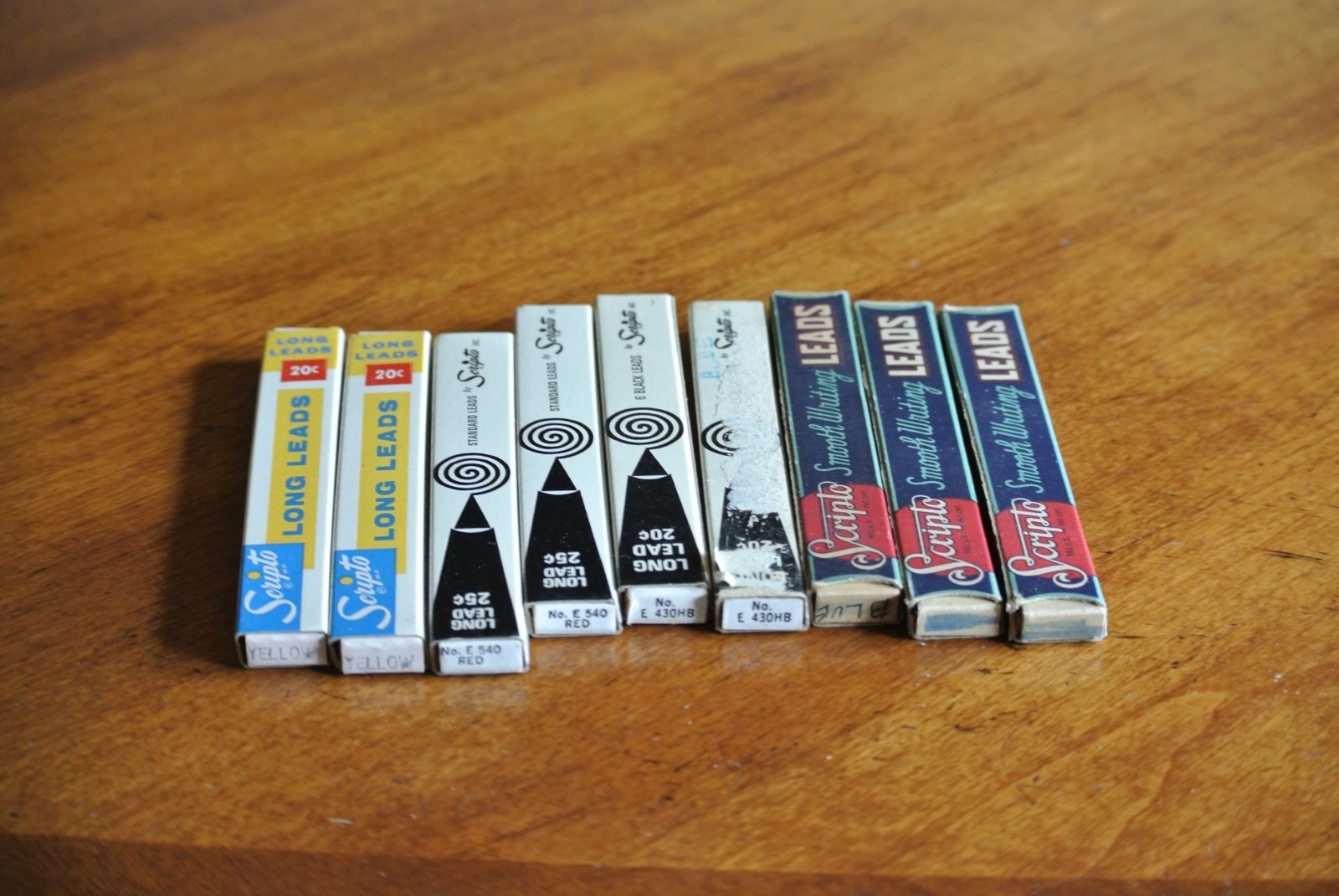 Vintage SCRIPTO Mechanical Pencil Leads Mixed Lot – Some Empty or Partials