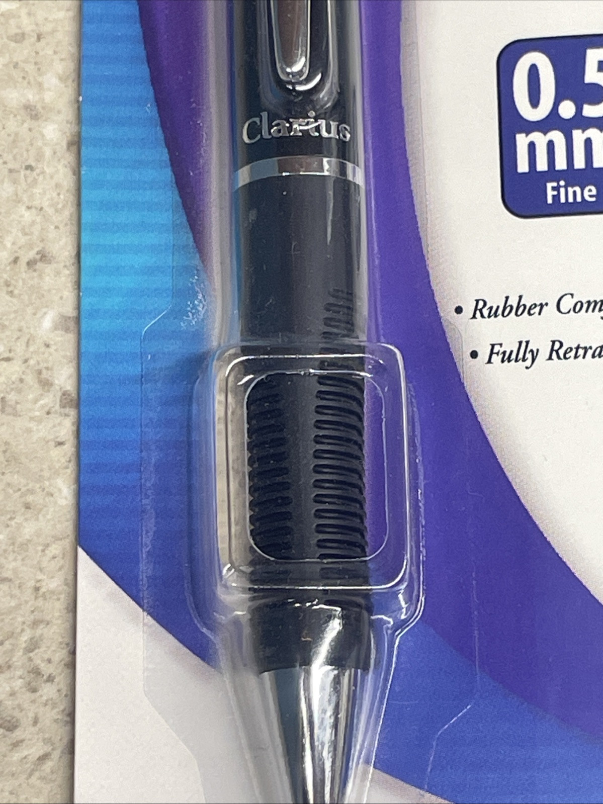 NOS Pentel Clarius Automatic Pencil – 0.5 mm Fine – Black Barrel – Japan