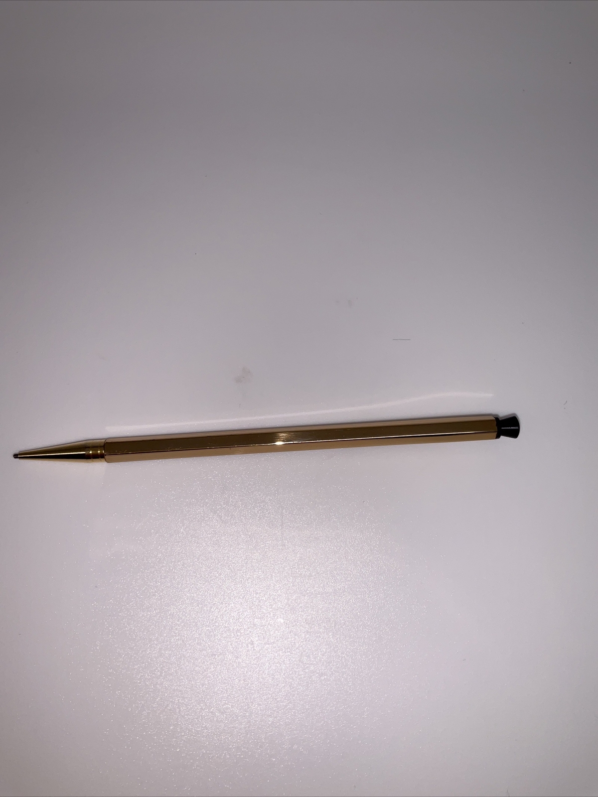 Mechanical Pencil The Forward Line Vintage Hexagonal 1950s Gold Tone Made In USA