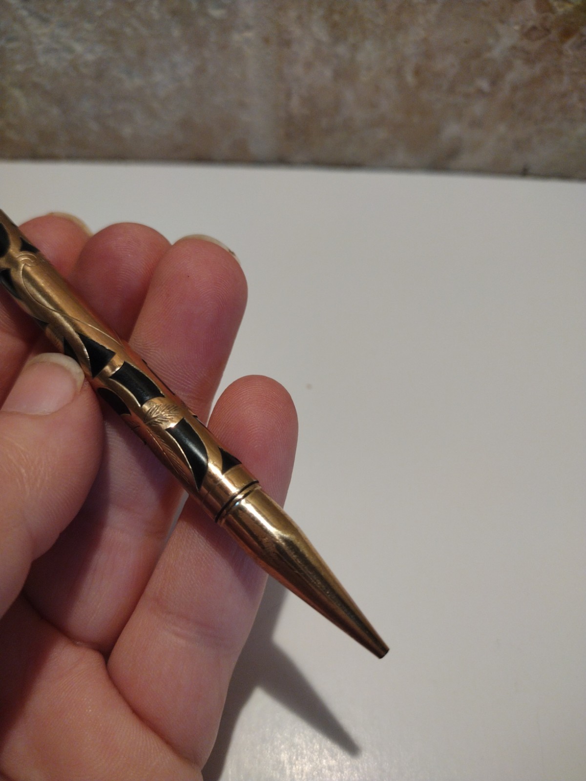 VTG Morrison’s 1/40th 14K Gold GF Filigree Overlay Mechanical Pencil Not Scrap