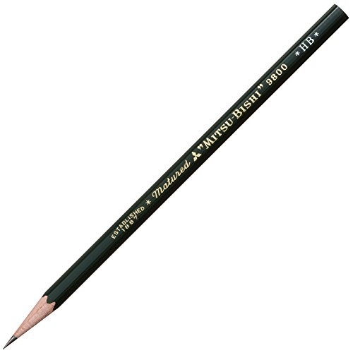 Mitsubishi Pencil Co., Ltd. 9800 pencil dozen (12 pieces) HB K9800HB (japan
