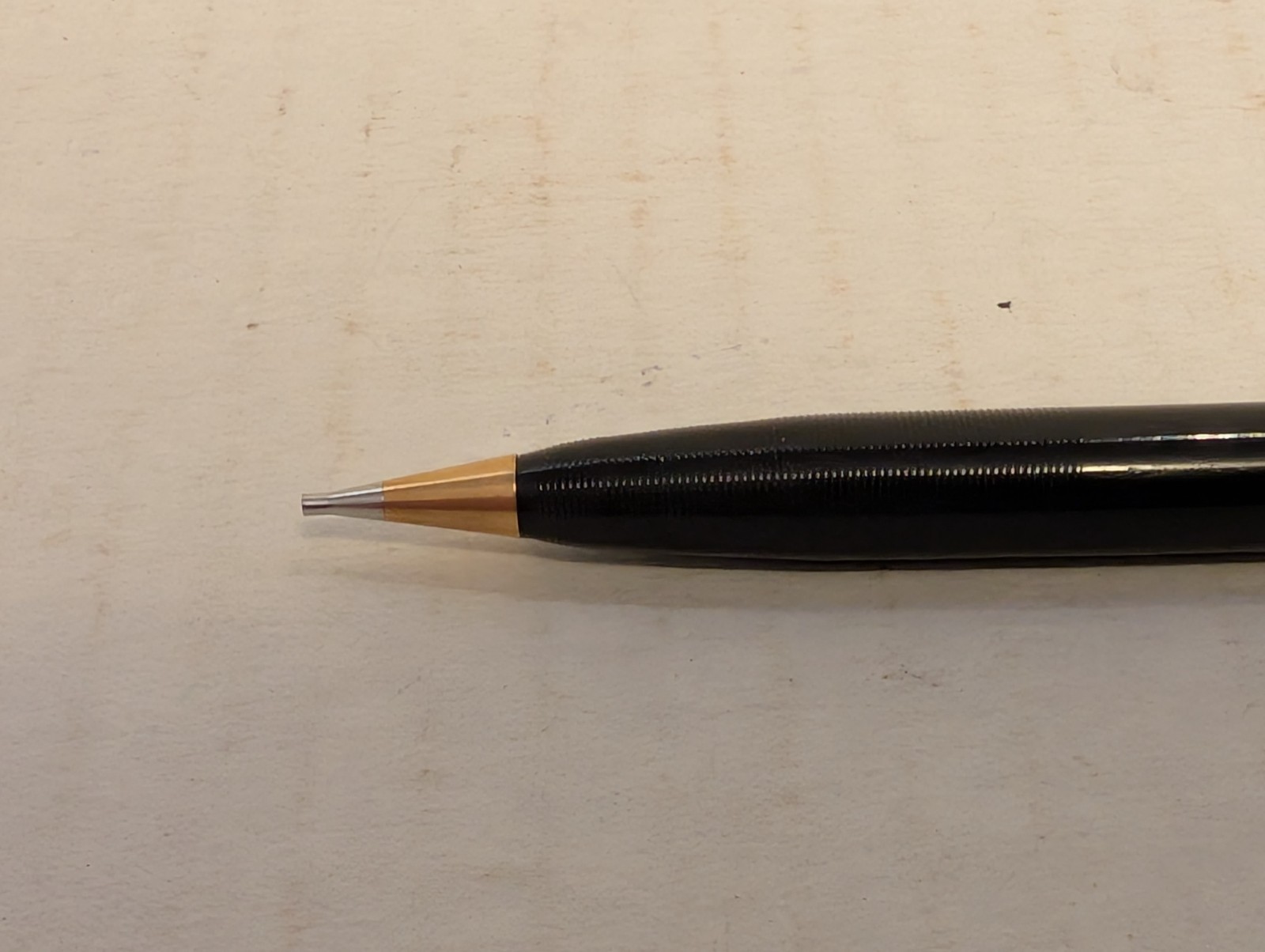 Vintage Sheaffer Mechanical Pencil – Black Gold Marbled Faux Pearl Parts/Repair
