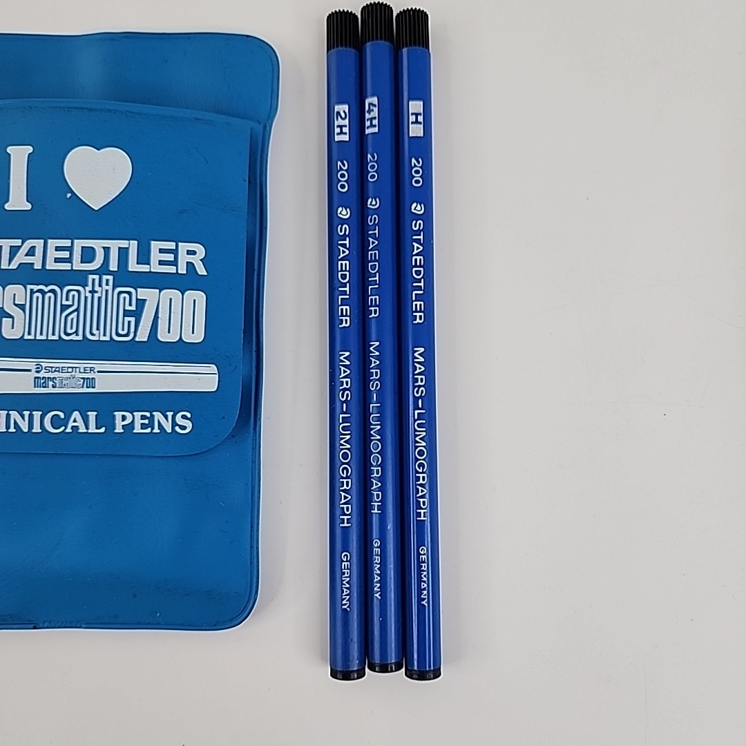 Staedtler Mars 780 Mechanical Pencil Lead Holder 2mm W/ Case Lietz Draft Germany
