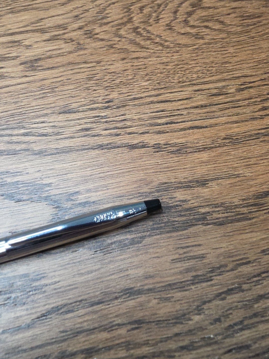 Cross Classic Century Vtg Mechanical Pencil Polished Chrome Twist NO LEAD