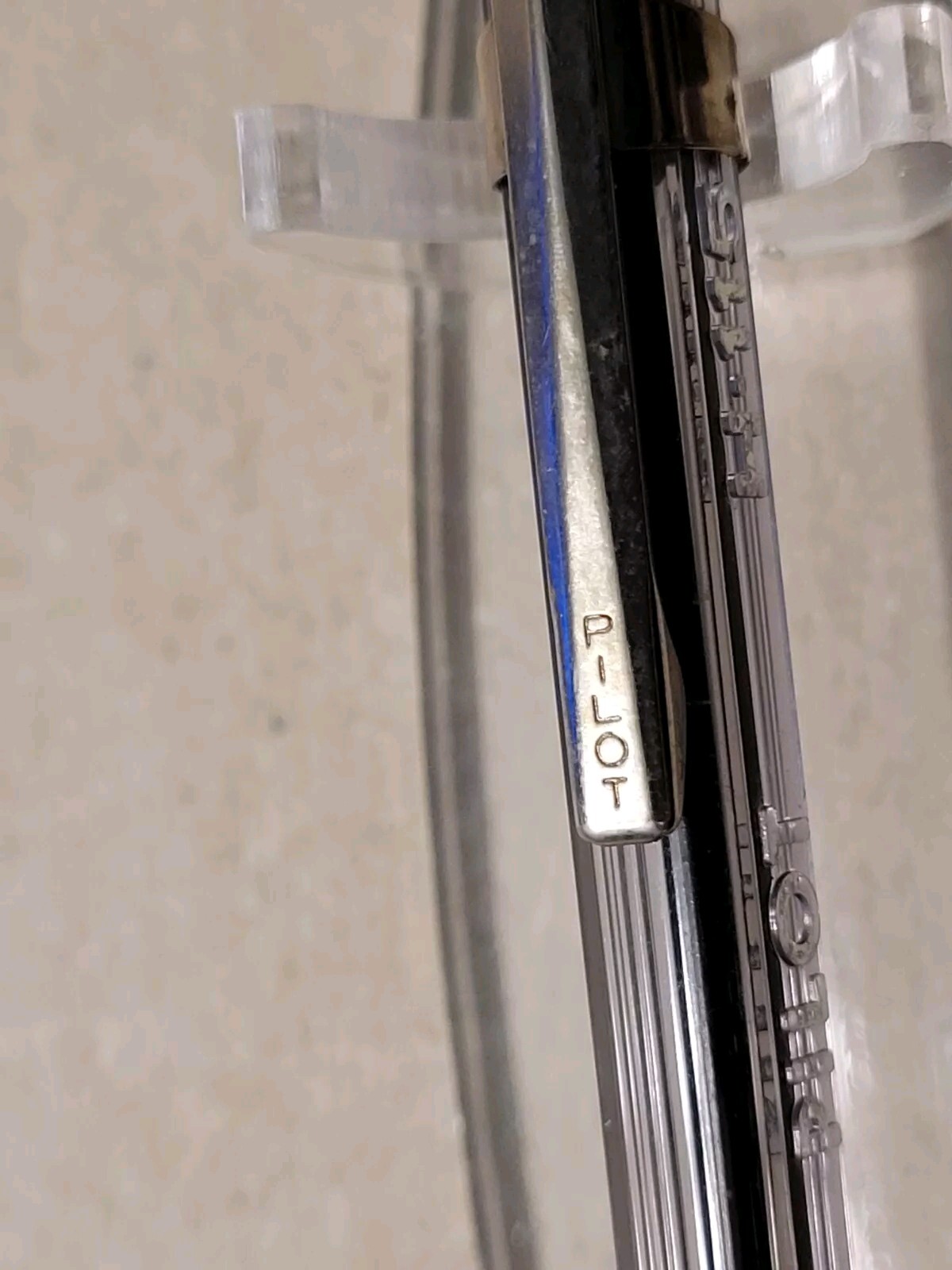 VINTAGE PILOT H-115 TRANSPARENT BLACK 0.5MM DRAFTING MECHANICAL PENCIL
