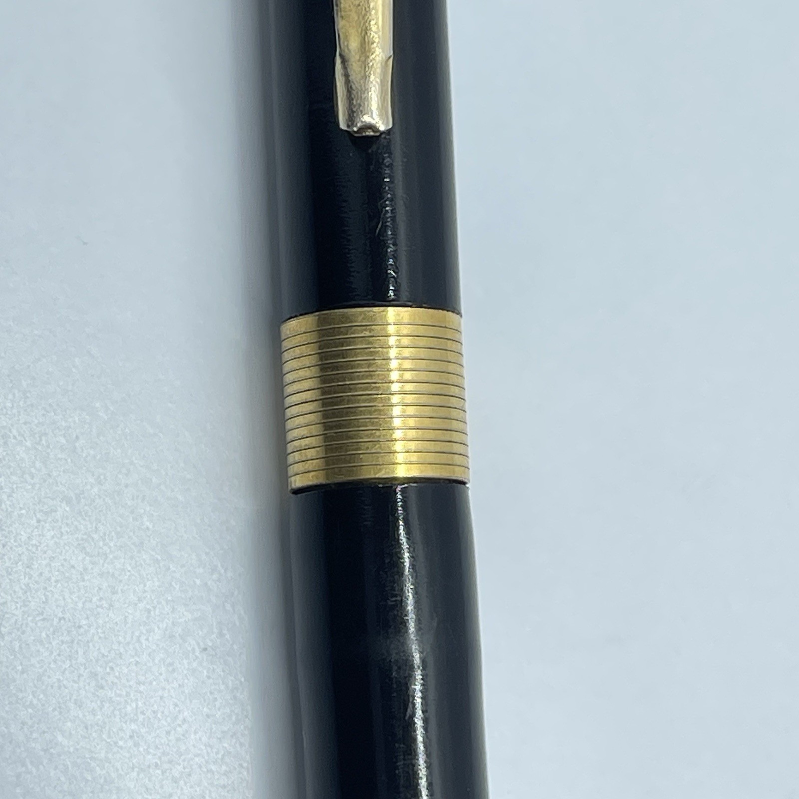 Penman USA Black and Gold Tone Mechanical Pencil with Name ” Fern Able” Vintage