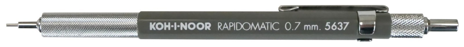 Mechanical Pencil .7mm Lead, Rapidomatic Design, Gray Color, Precision Writing T