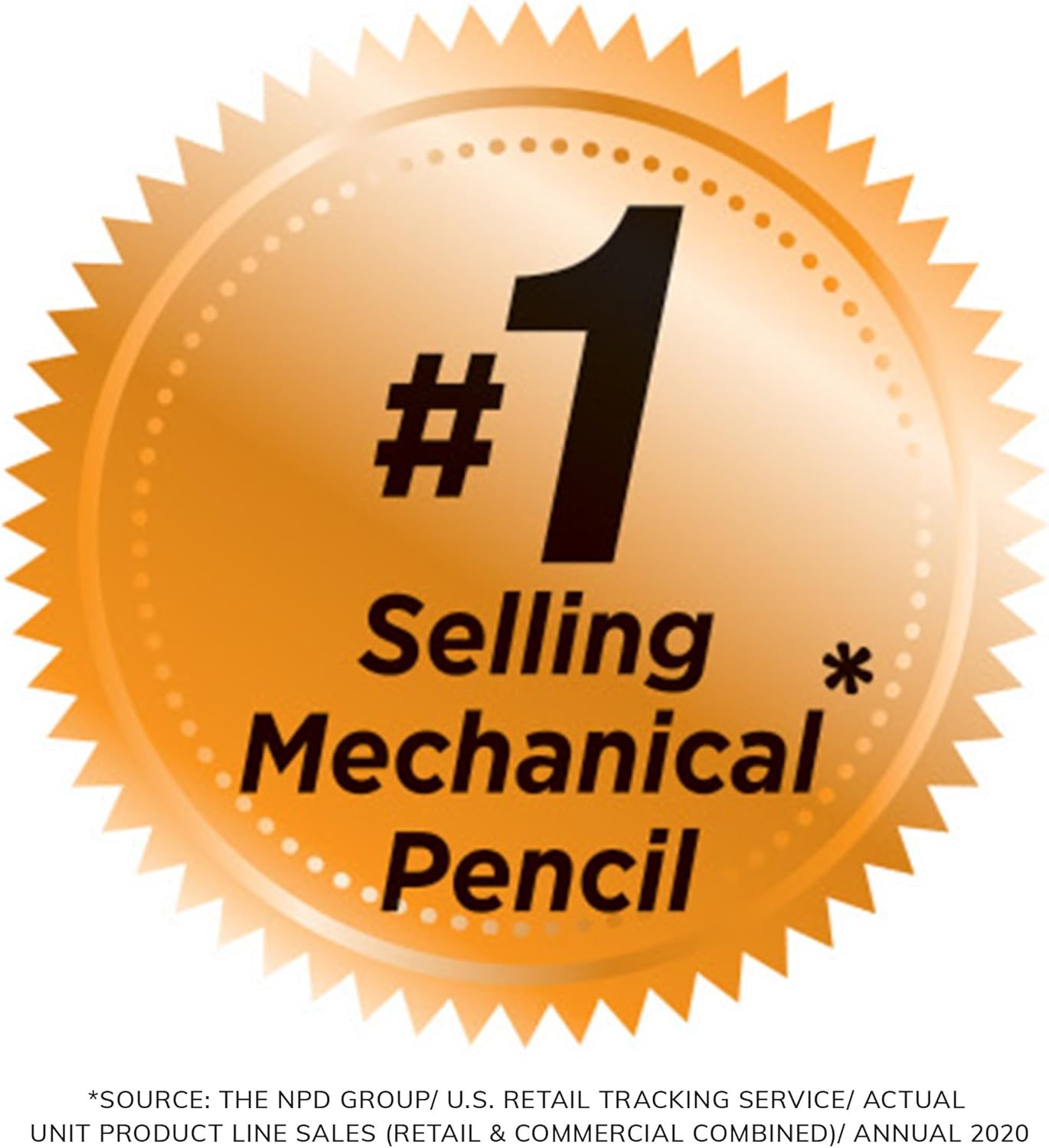 BIC Xtra-Smooth Mechanical Pencils with Erasers, 1 Count (Pack of 10), Clear