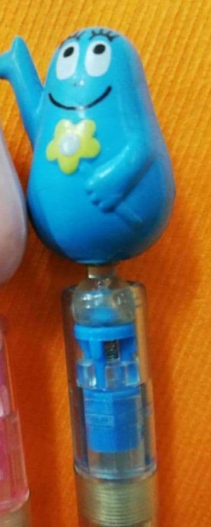 Last Barbapapa Mechanical Pencil Stationery Pen with Mascot Rare