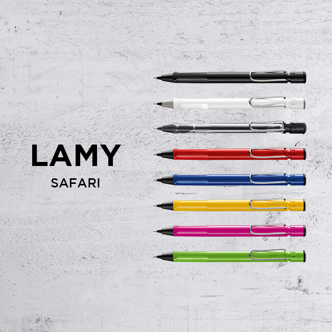 LAMY safari shiny blue Pencil (Model L114BL-5), 0.5mm, 100% authentic, NEW!