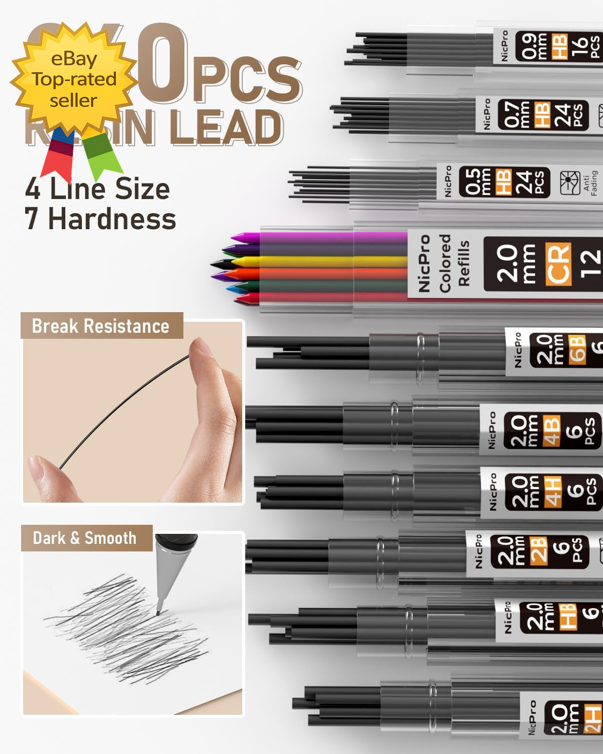 35PCS Art Mechanical Pencil Set 3 PCS Metal Drafting Pencil 0.5 Mm & 0.7 Mm