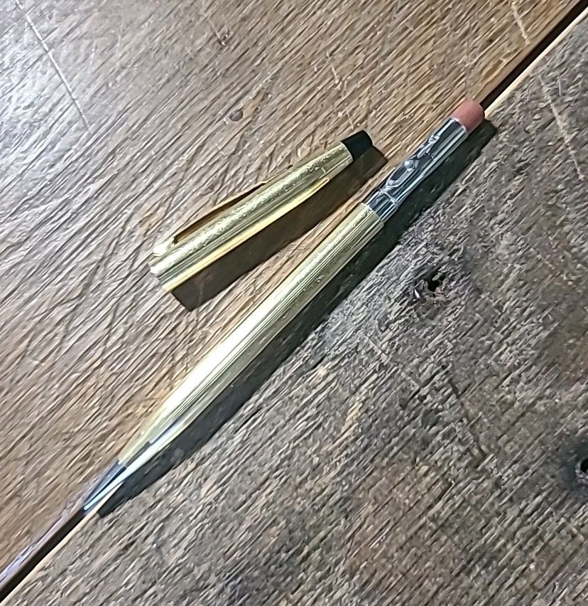 Cross Beautiful Gold Plated Pocket Clip Beautiful Mechanical Pencil