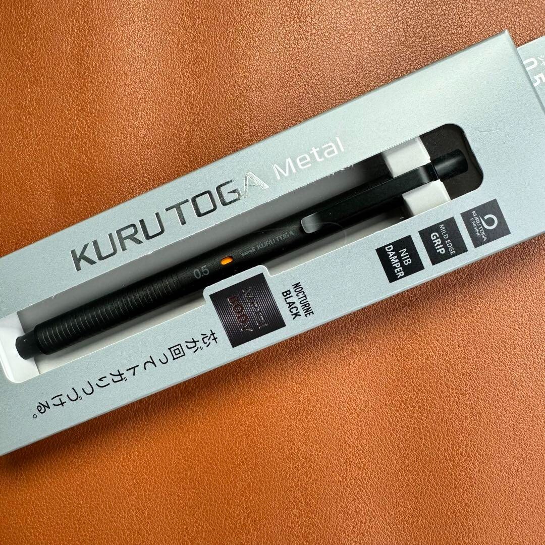Uni Kuru Toga Metal Mechanical Pencil 0.5 M5-KH Nocturne Black Mitsubishi