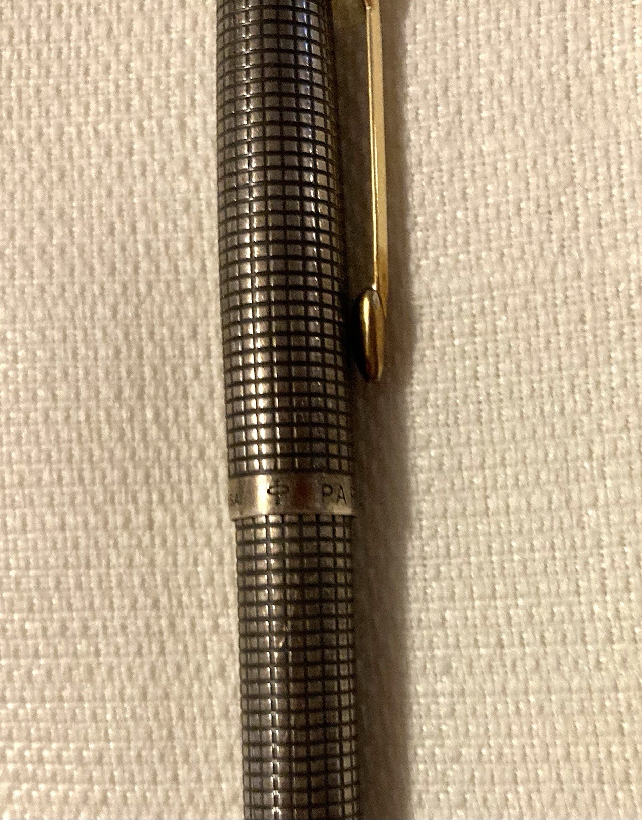 Parker Mechanical Pencil Sterling Silver USA No Insides Small Dent