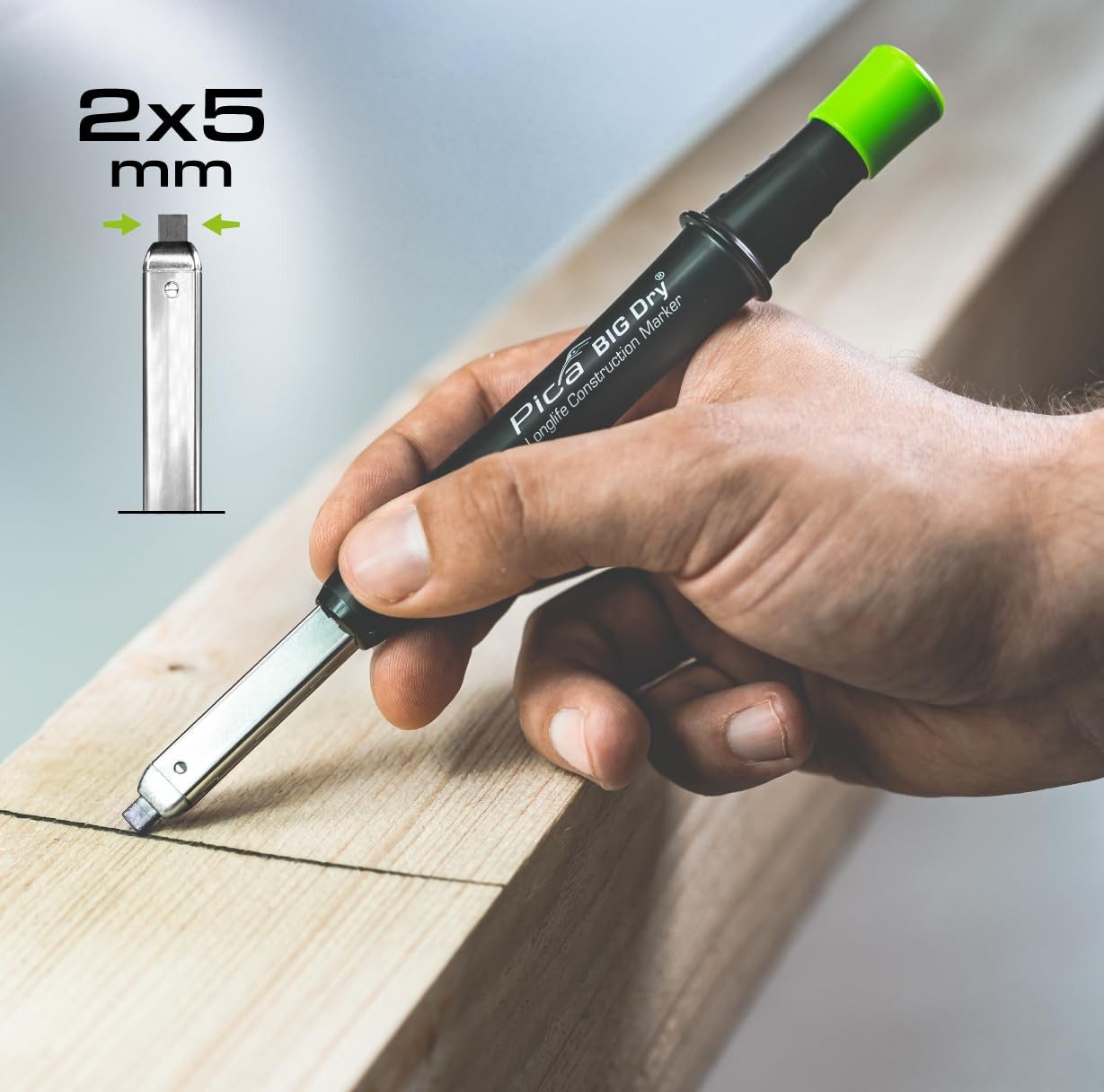 Big Dry Marker Pen Pack of 12 Pencil Refills Black Graphite Only 6030