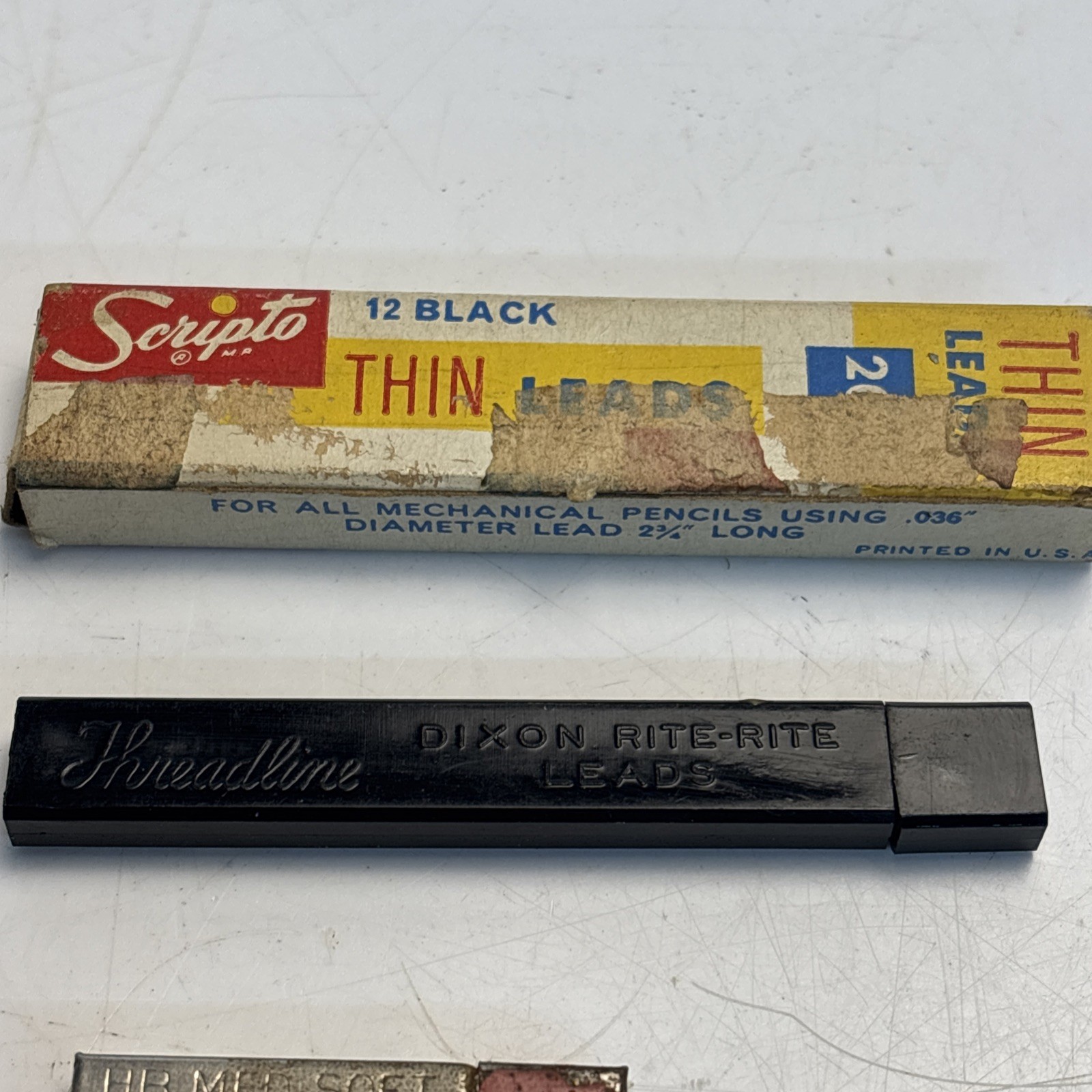 Vintage Mechanical Pencil Lead Lot Scripto Dixon Rite-Rite Wahl Chicago