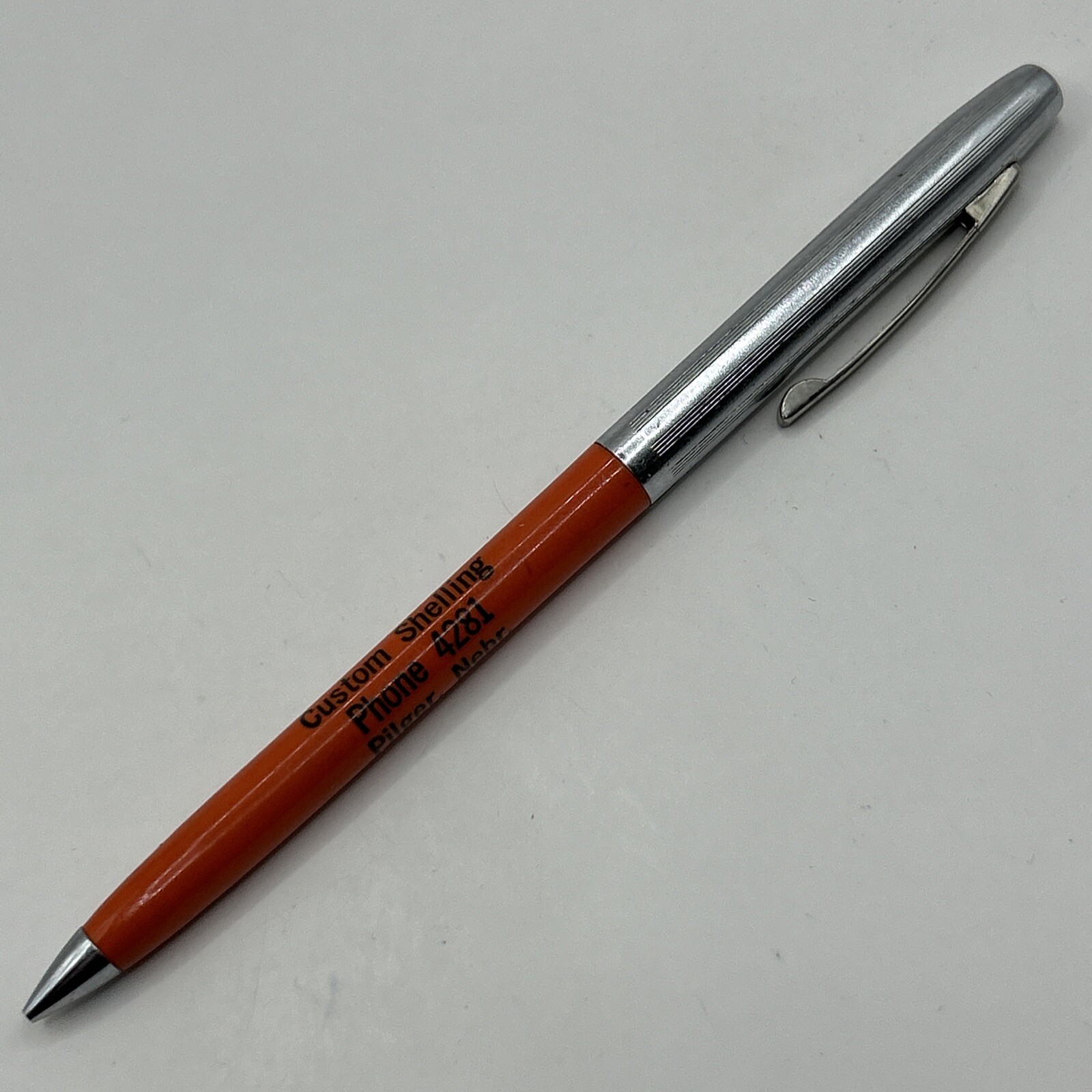 VTG Mechanical Pencil Pat Brockman Custom Shelling Pilger Nebraska