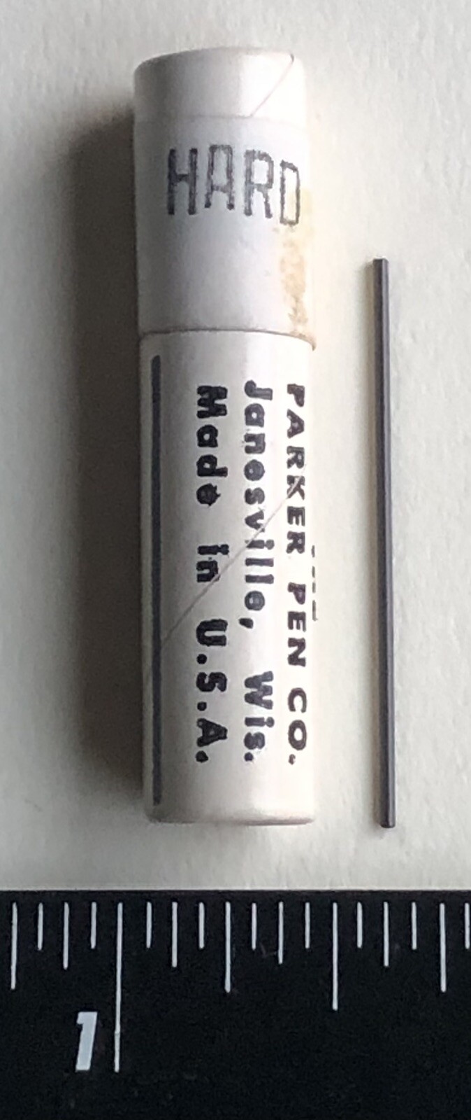 Vintage PARKER Regular Mechanical Pencil Lead .9mm H Hard NOS 24pk Tube USA