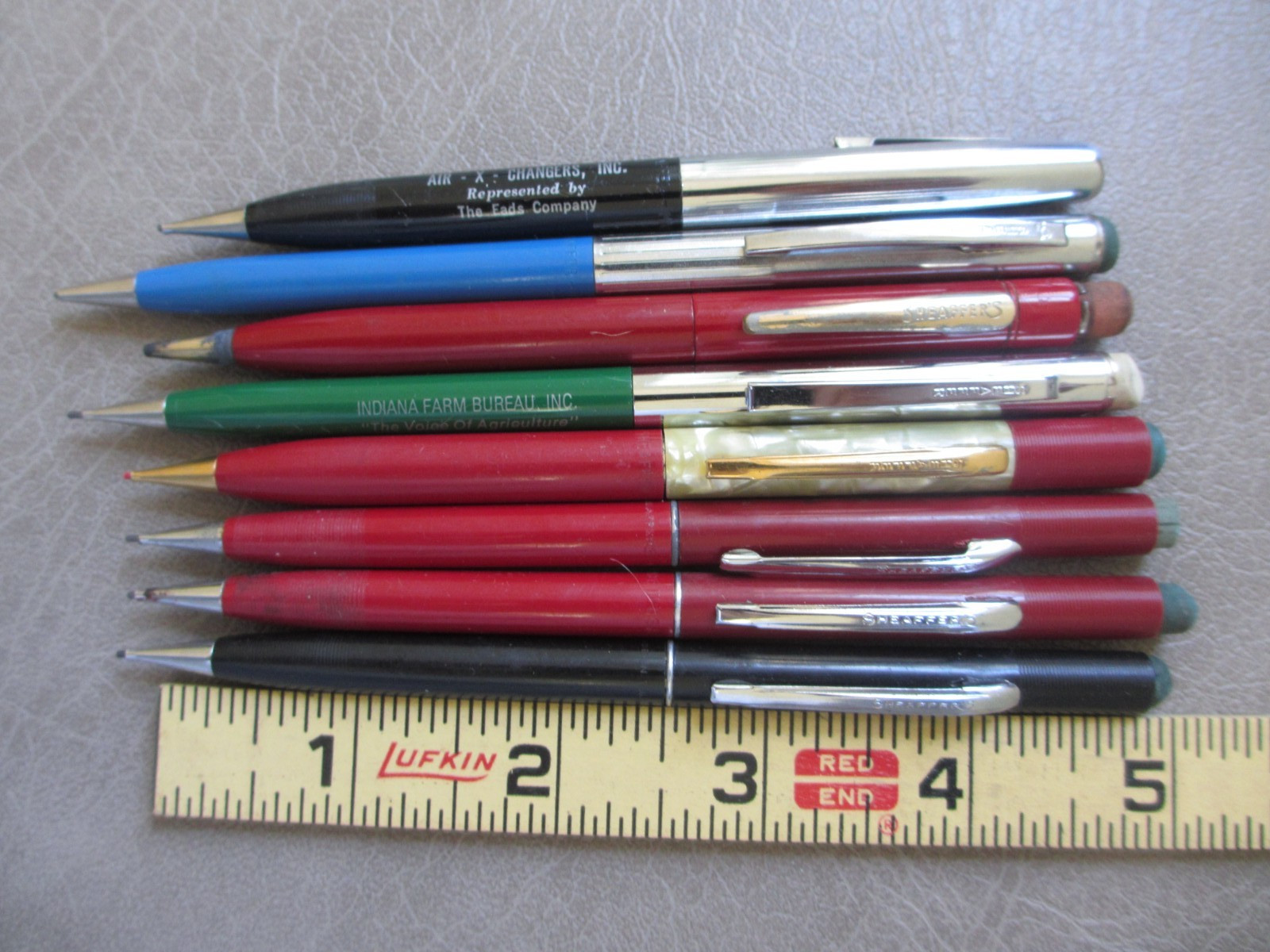 Vintage Sheaffer Twist Mechanical Pencil Mixed Lot of 8 Assorted Pencils, AS IS