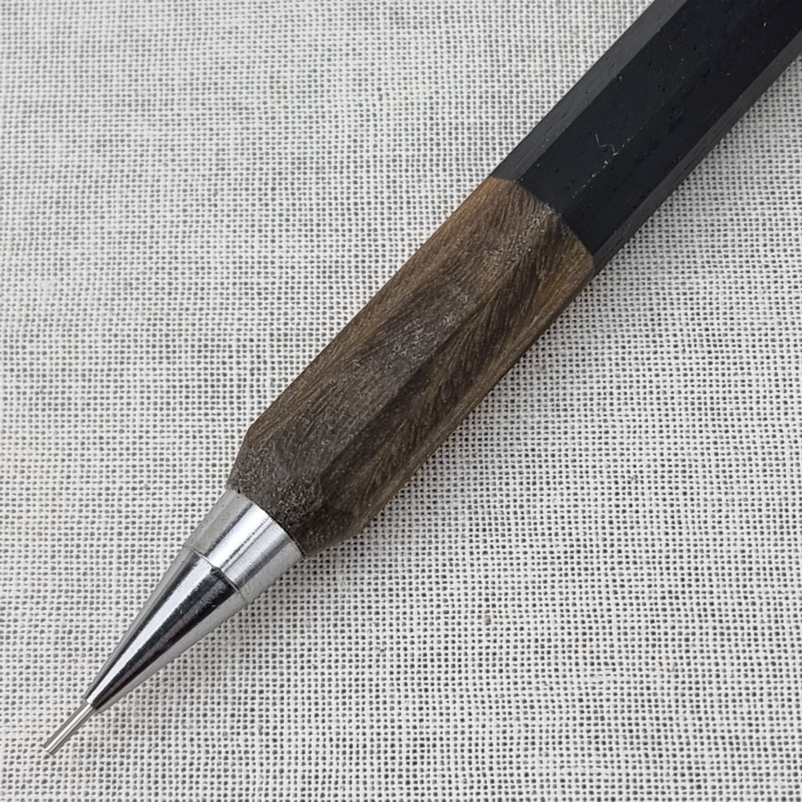 Hand Crafted Pentel P-205 Mechanical Pencil with Octagonal Wood Barrel