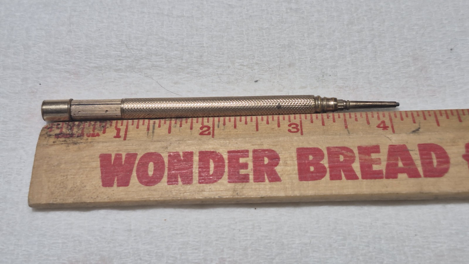 Unmarked Victorian Era Gold (Plated?) Extending Working Pencil in Original Box?