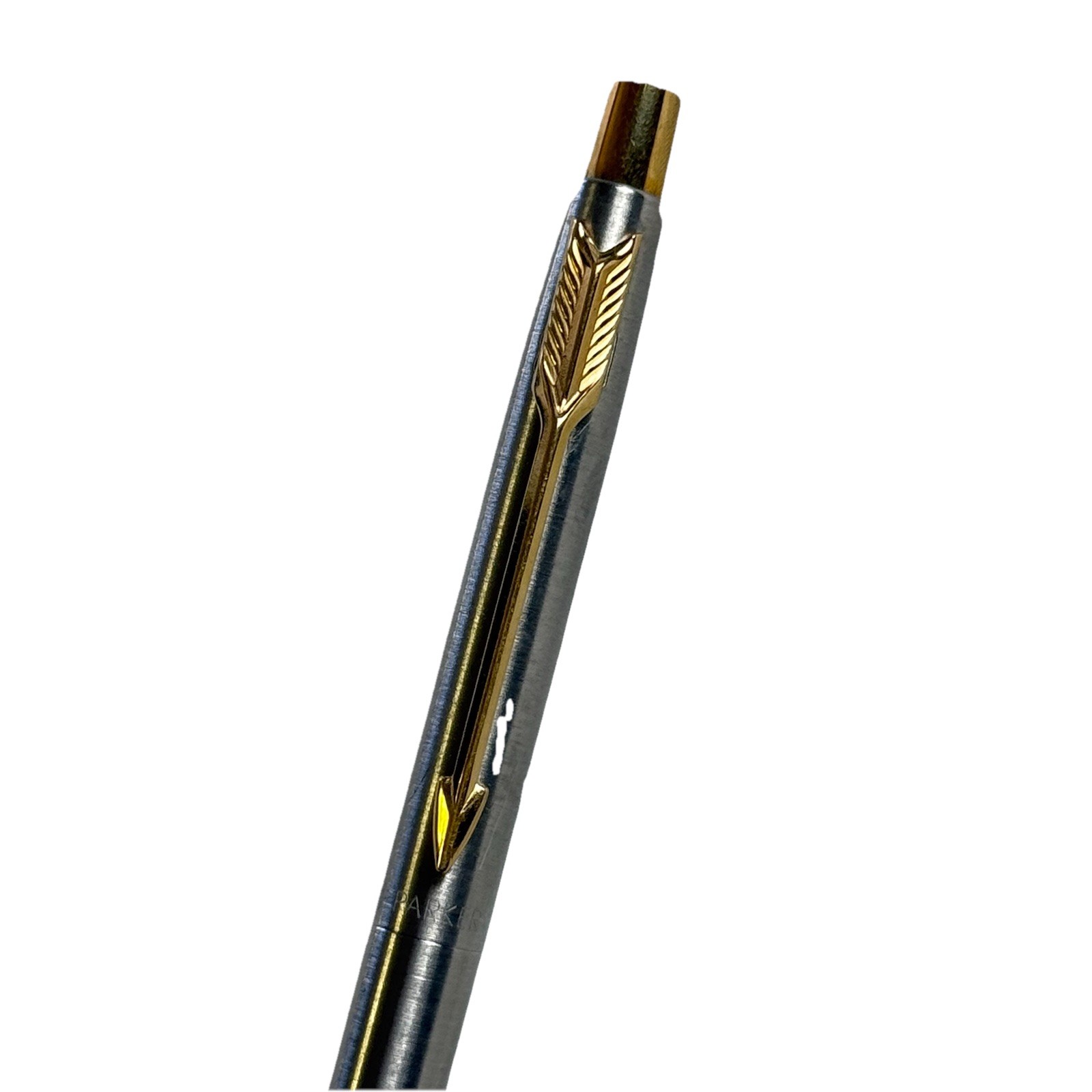 Parker Classic Mechanical Pencil – Brushed Stainless Steel & Gold Trim 0.5mm