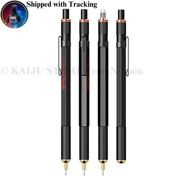 Rotring ROTRING 800 Black Mechanical Pencil 0.5mm Rotary Knock Type Product