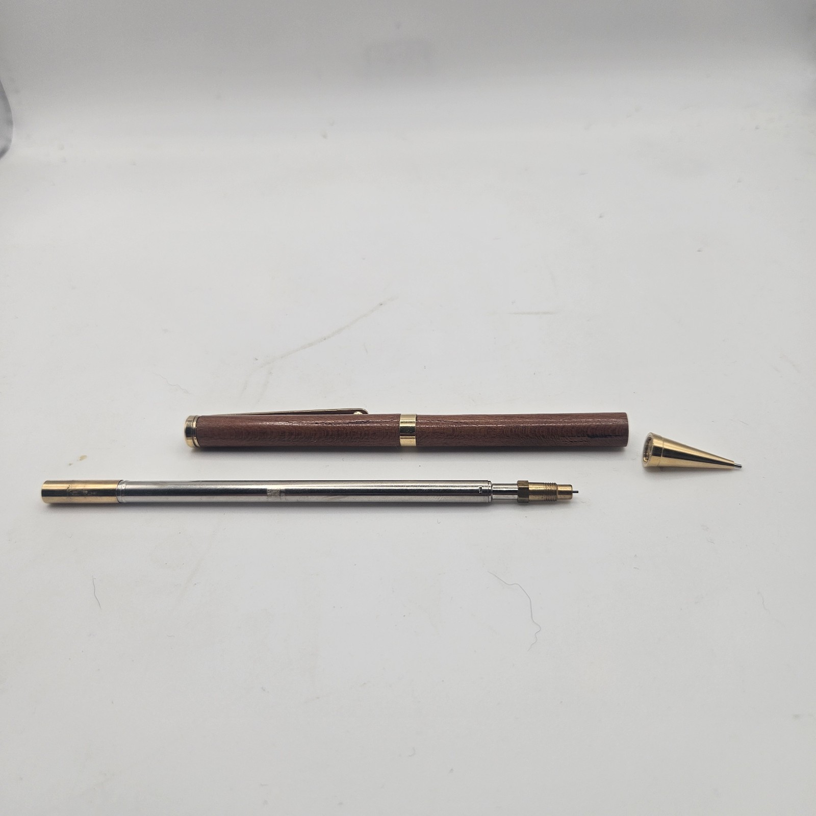 Vintage Handmade Wooden Mechanical Pencil