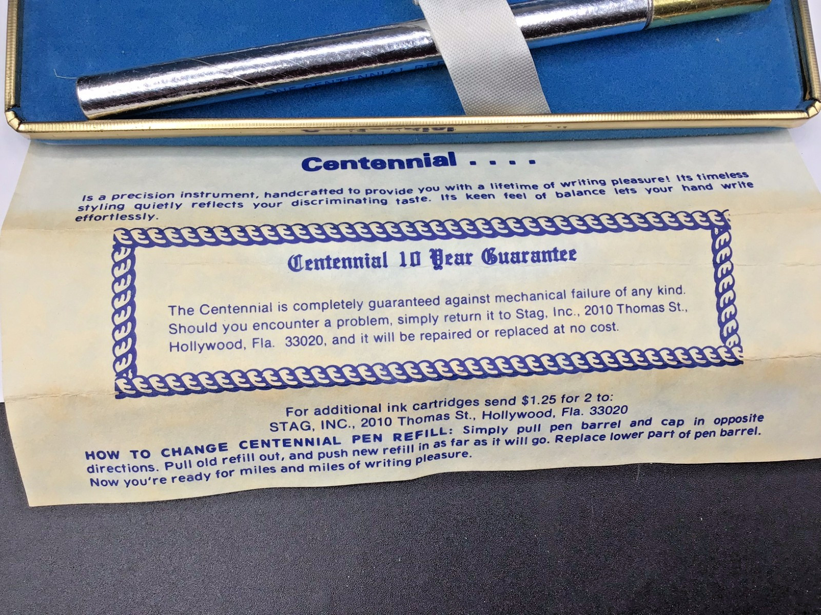 CENTENNIAL for SIMPSONS – MECHANICAL PENCIL in BOX w/REFILL TUBE & PAPERS (no re