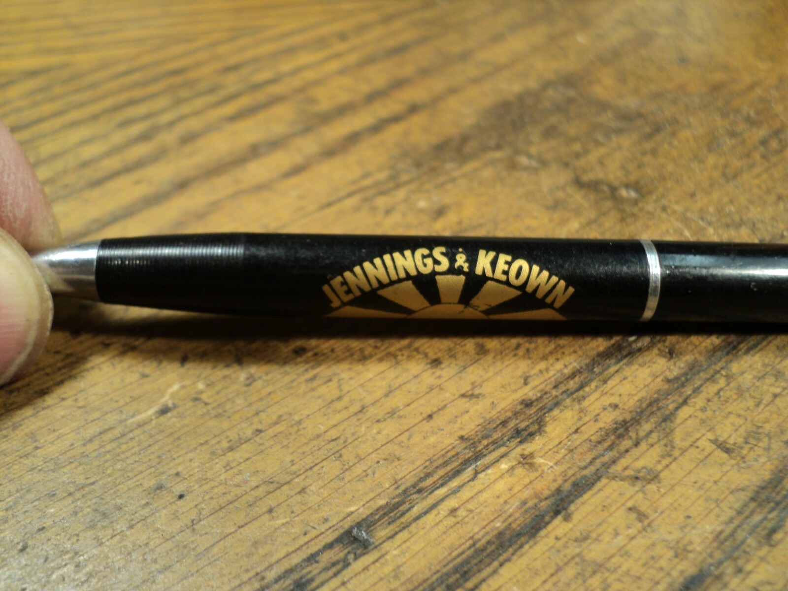 Vintage Ritepoint Mechanical Pencil Jennings & Keown Fishing & Rentals Odessa Tx