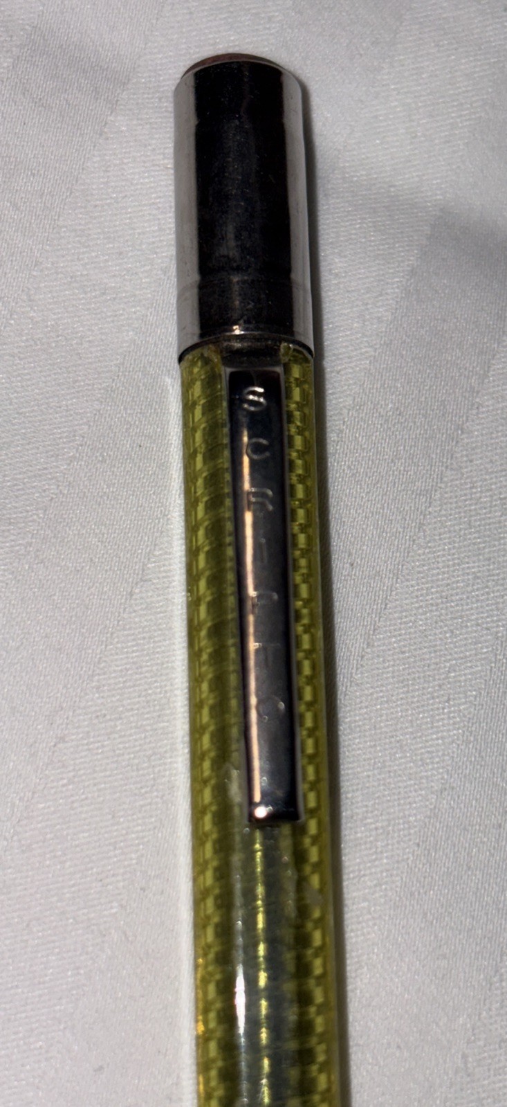 Vintage Scripto Transparent Yellow Mechanical Pencil