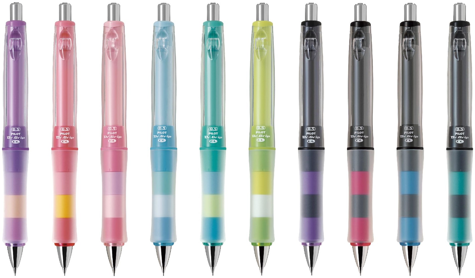 Dr. Grip CL Play Ergonomic Mechanical Pencil 0.5mm Floral Pink Pack of 1