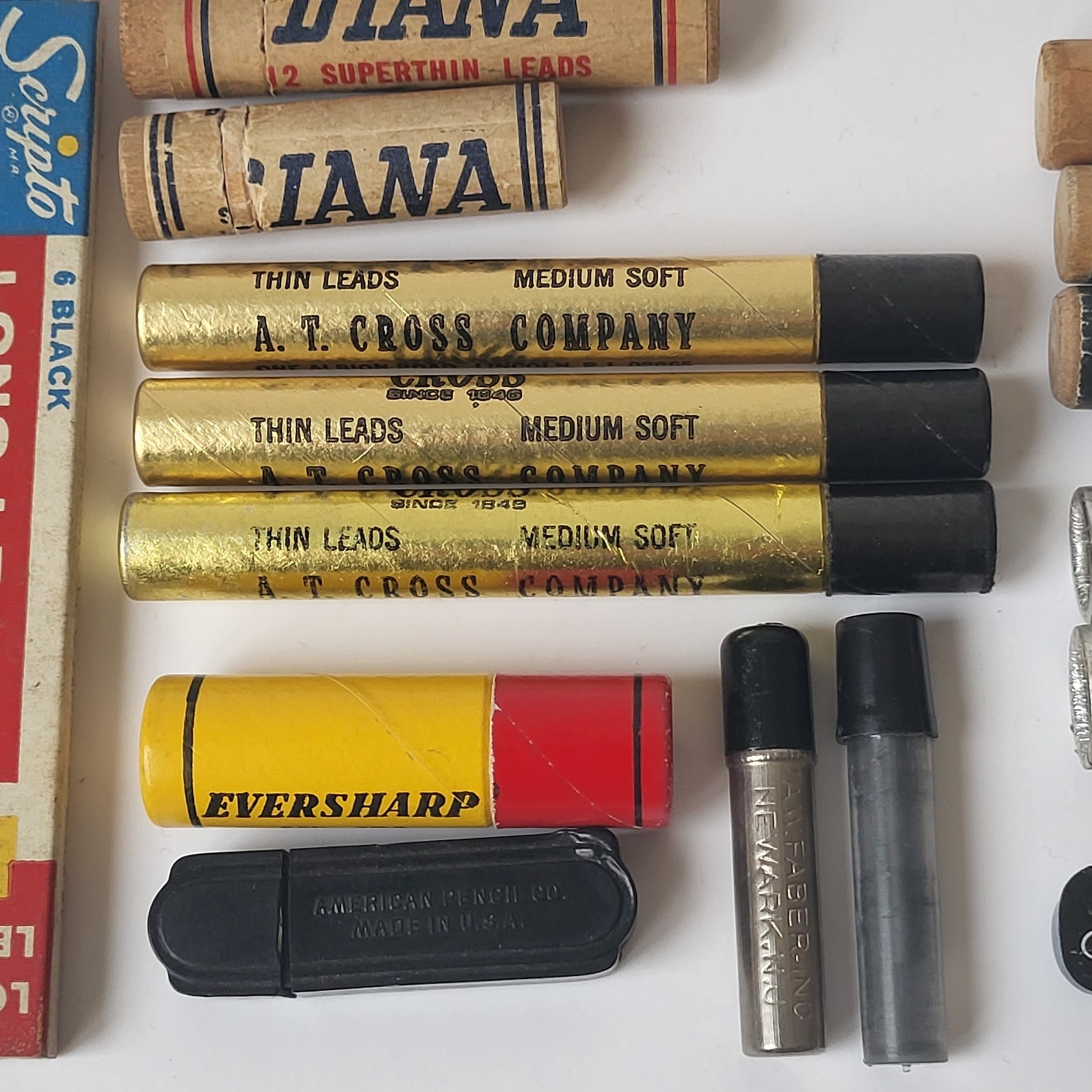 Vintage Mechanical Pencil Lead (19) Scheaffer Autopoint Eversharp Cross Scripto