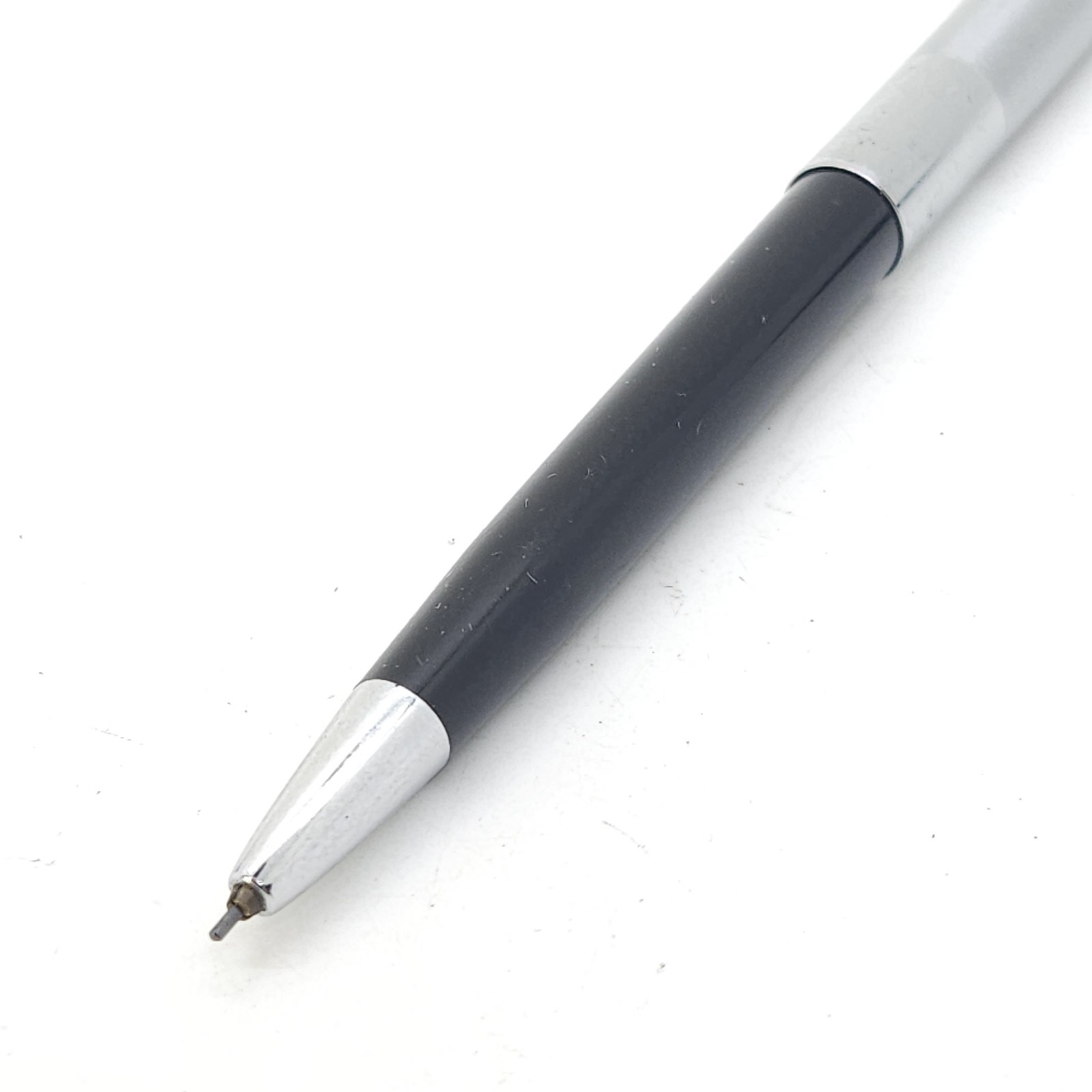 Waterman Vintage Mechanical Pencil 1950’s Black /Chrome Trim Click Body