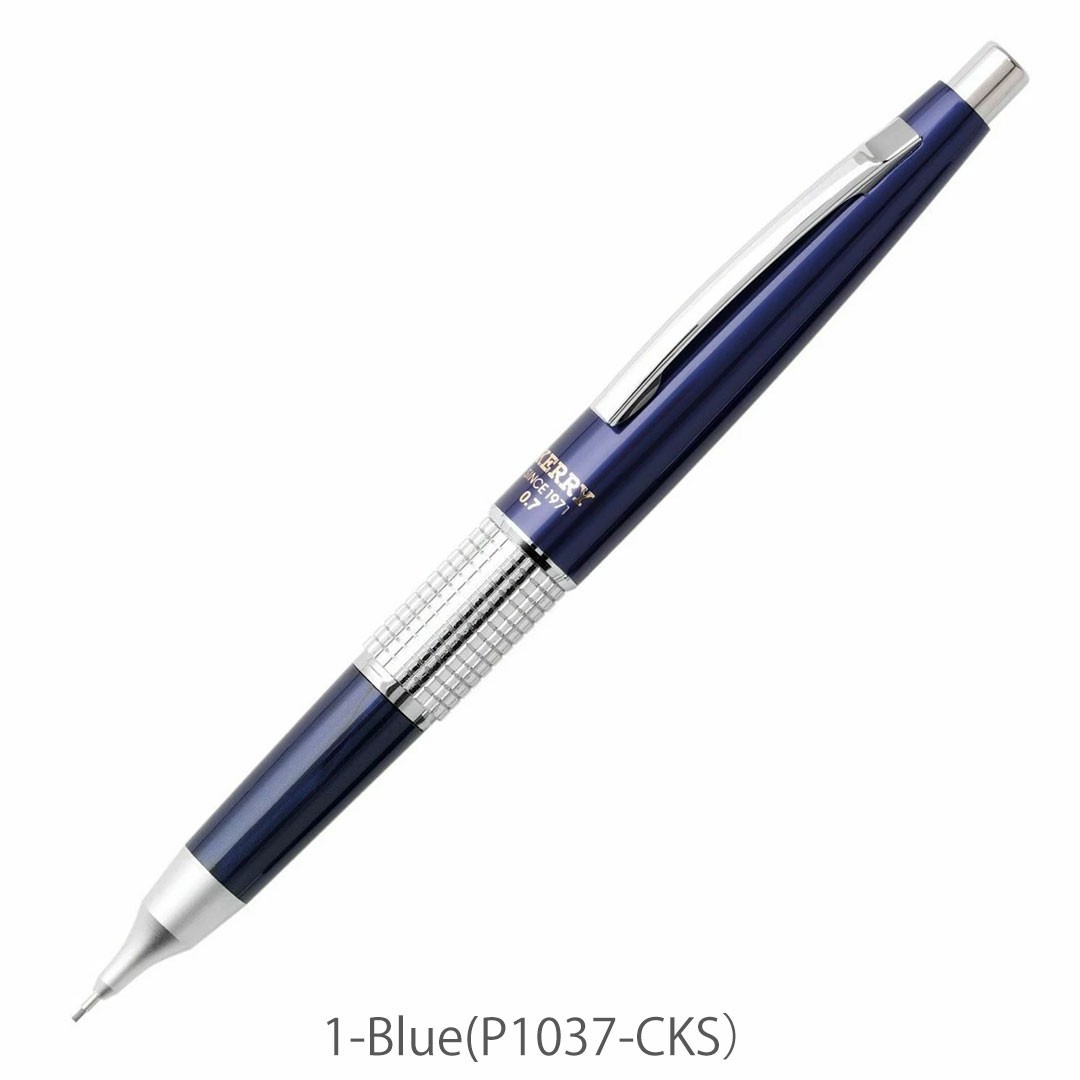 Pentel Kerry 0.7mm Mechanical Pencil Black & Blue P1037-CKS / P1037-AKS Japan NW