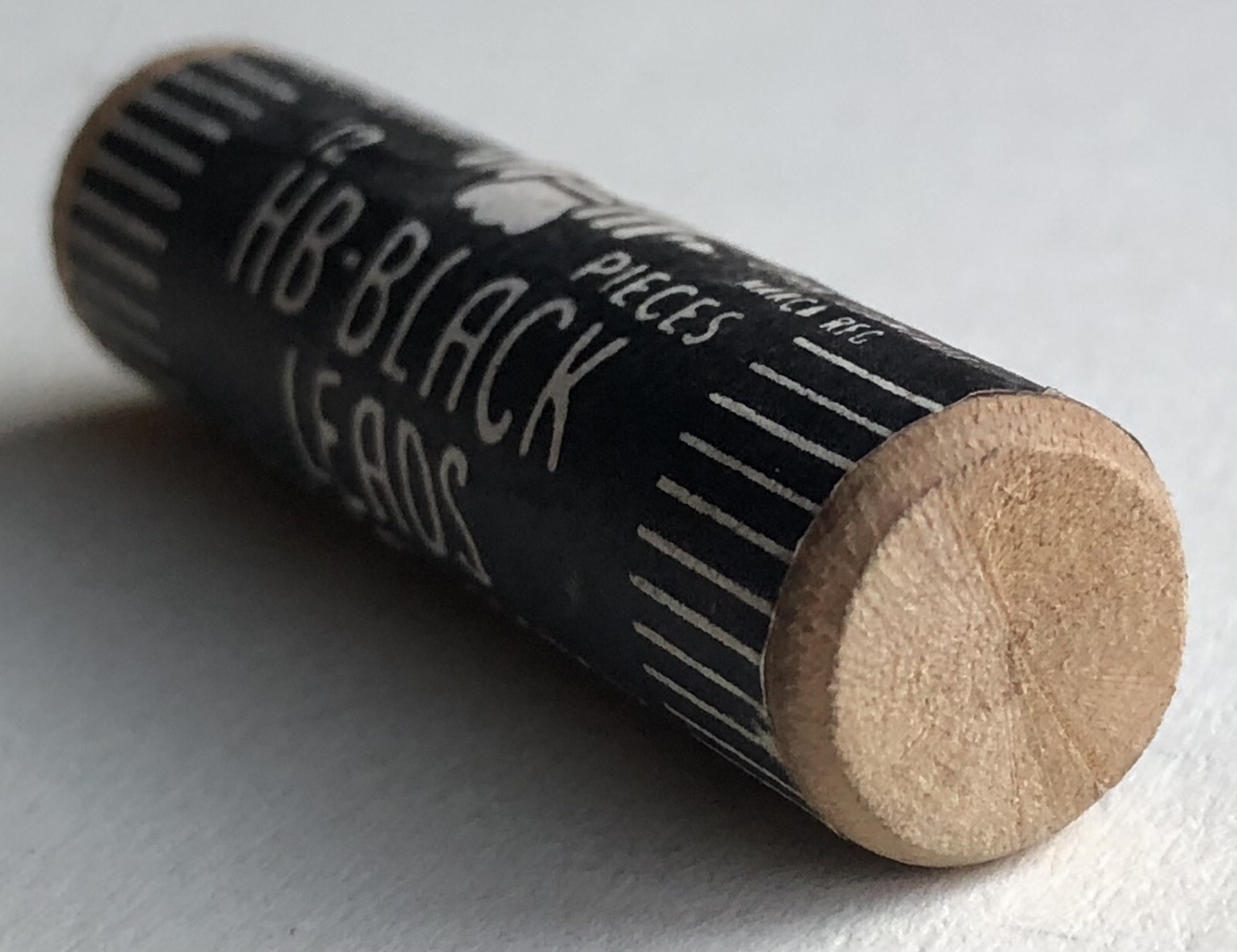 Vintage EAGLE Pencil Co. HB Black Mechanical Lead 1.18mm NOS 12pk Wood Tube USA