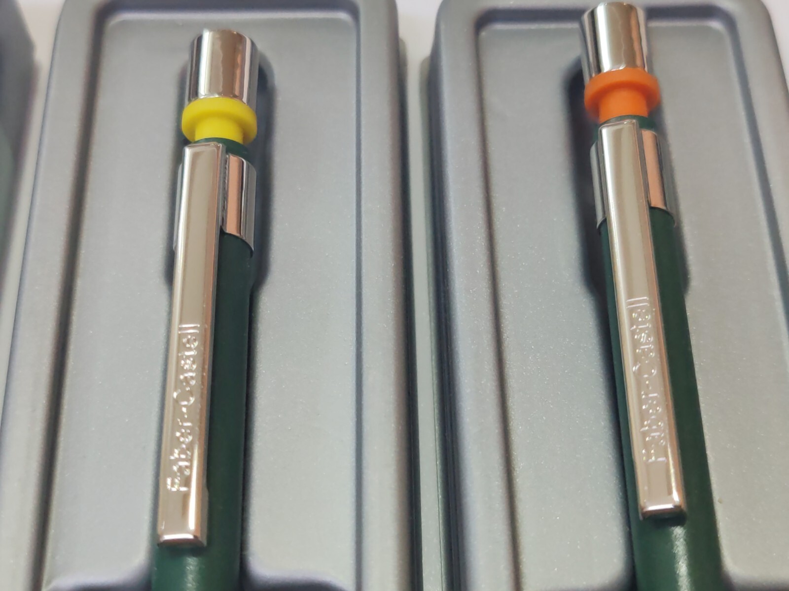 Vtg 2Pcs Nos FABER-CASTELL XFL-K FINE L 0.3+0.9mm Drafting Mechanical Pencil 80s
