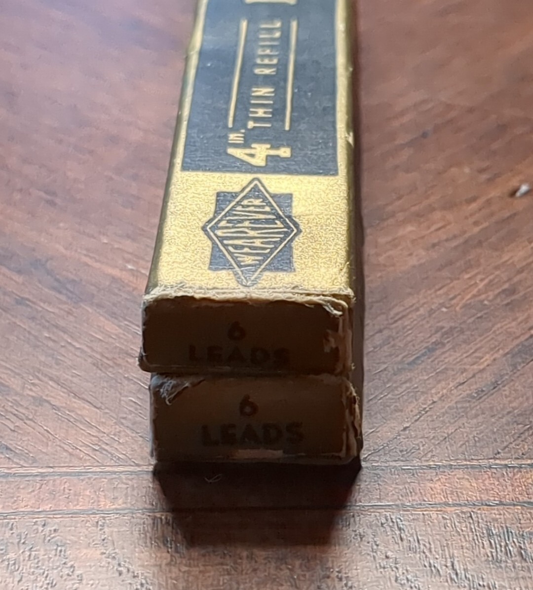 RARE boxed Vintage Wearever 4″ Pencil Lead Refill Wood Divider Lot of 2 Boxes