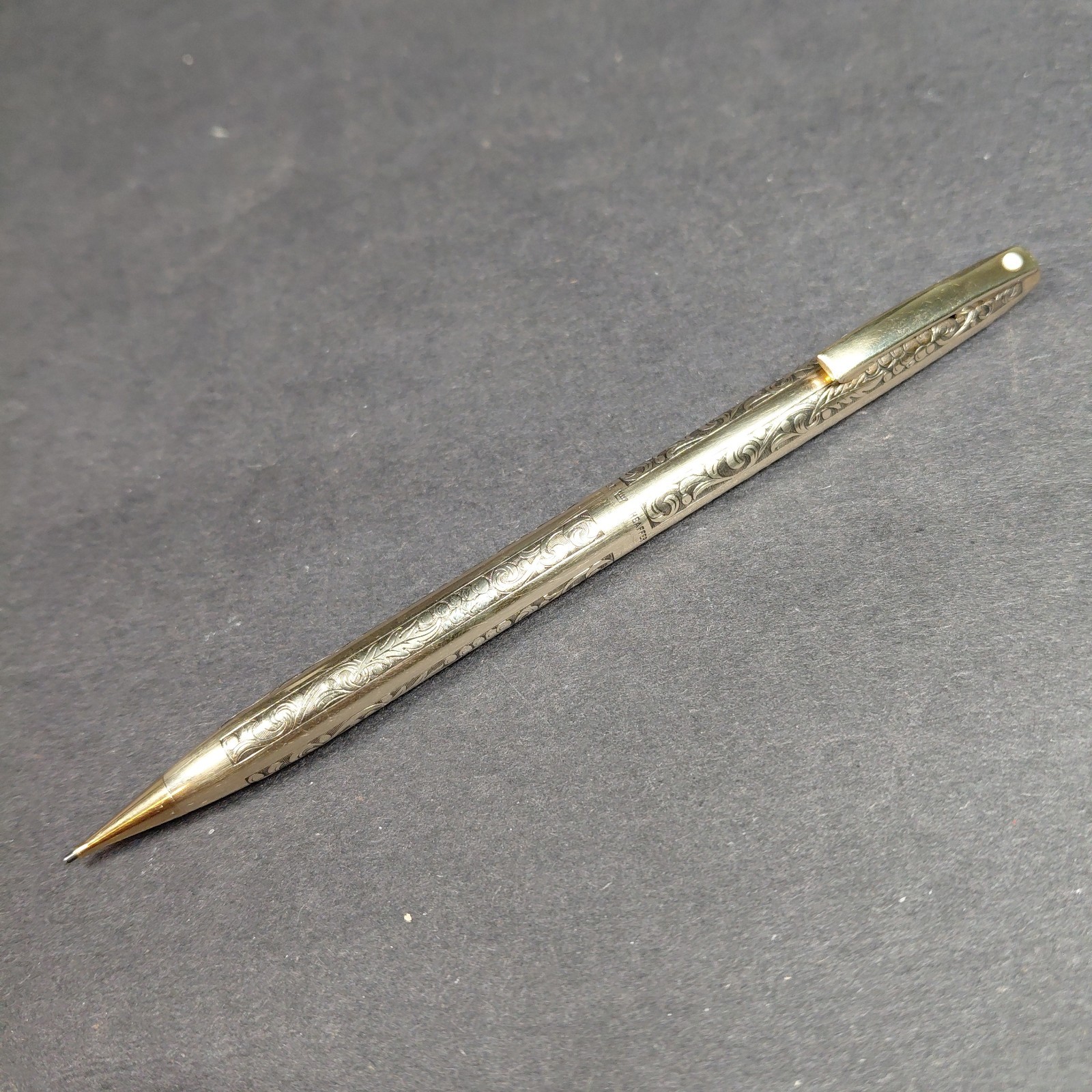 VTG Sheaffer Grape Vine 1/30 12k Gold Filled 0.9 MM Pencil USA Grapes and Leaves