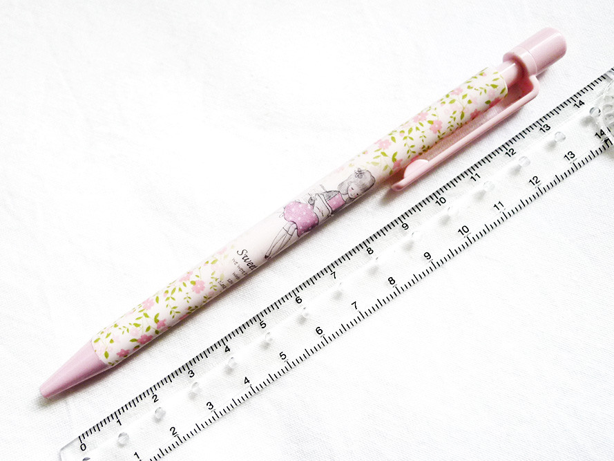LOT 2 pc SET Floral Love SWEET SECRET 0.5 mm .5 mm Eraser Lead Pencil/Pencils