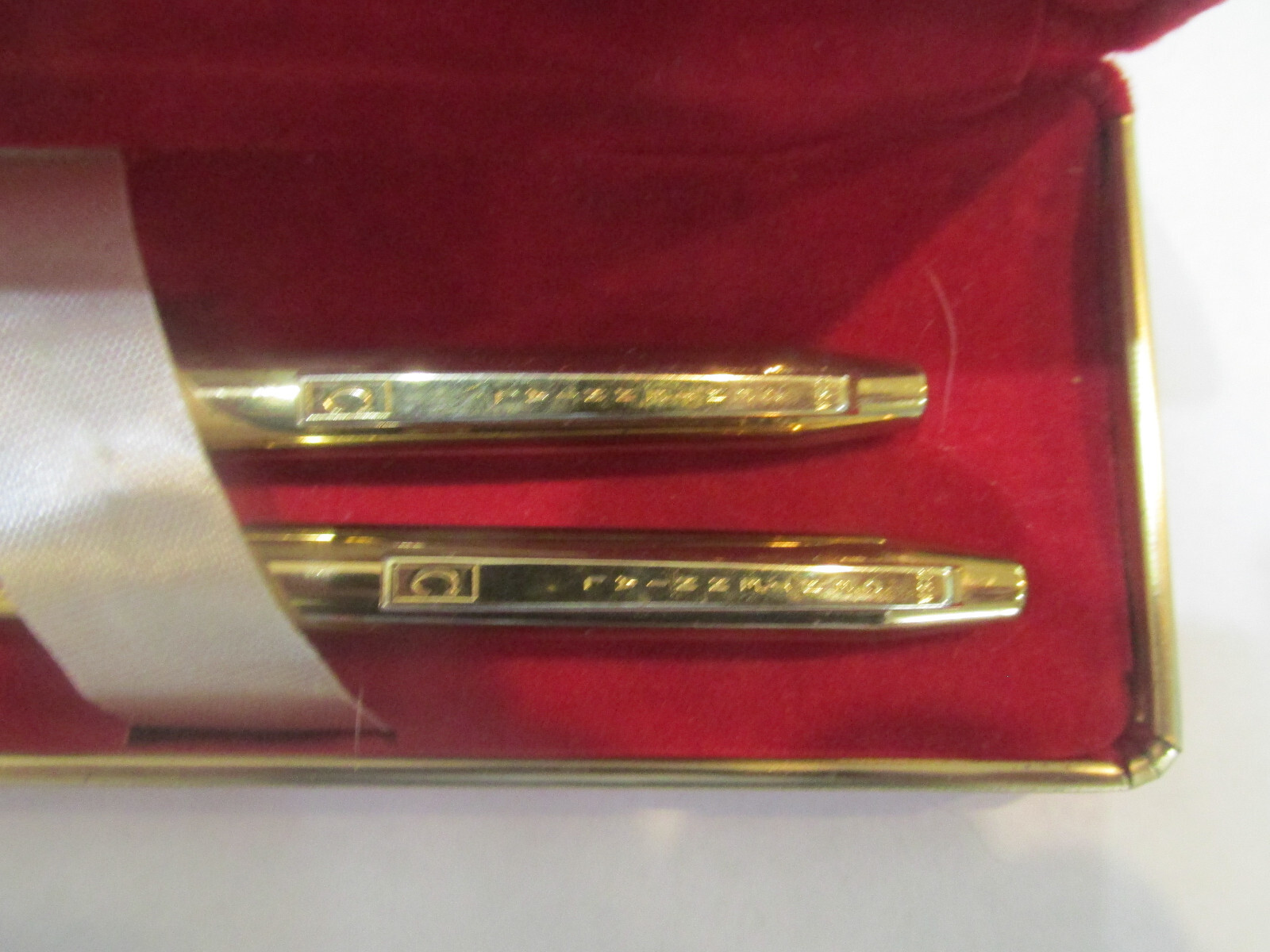 CENTENNIAL MECHANICAL PENCIL & PEN SET + RED VELVET PRESENTATION BOX