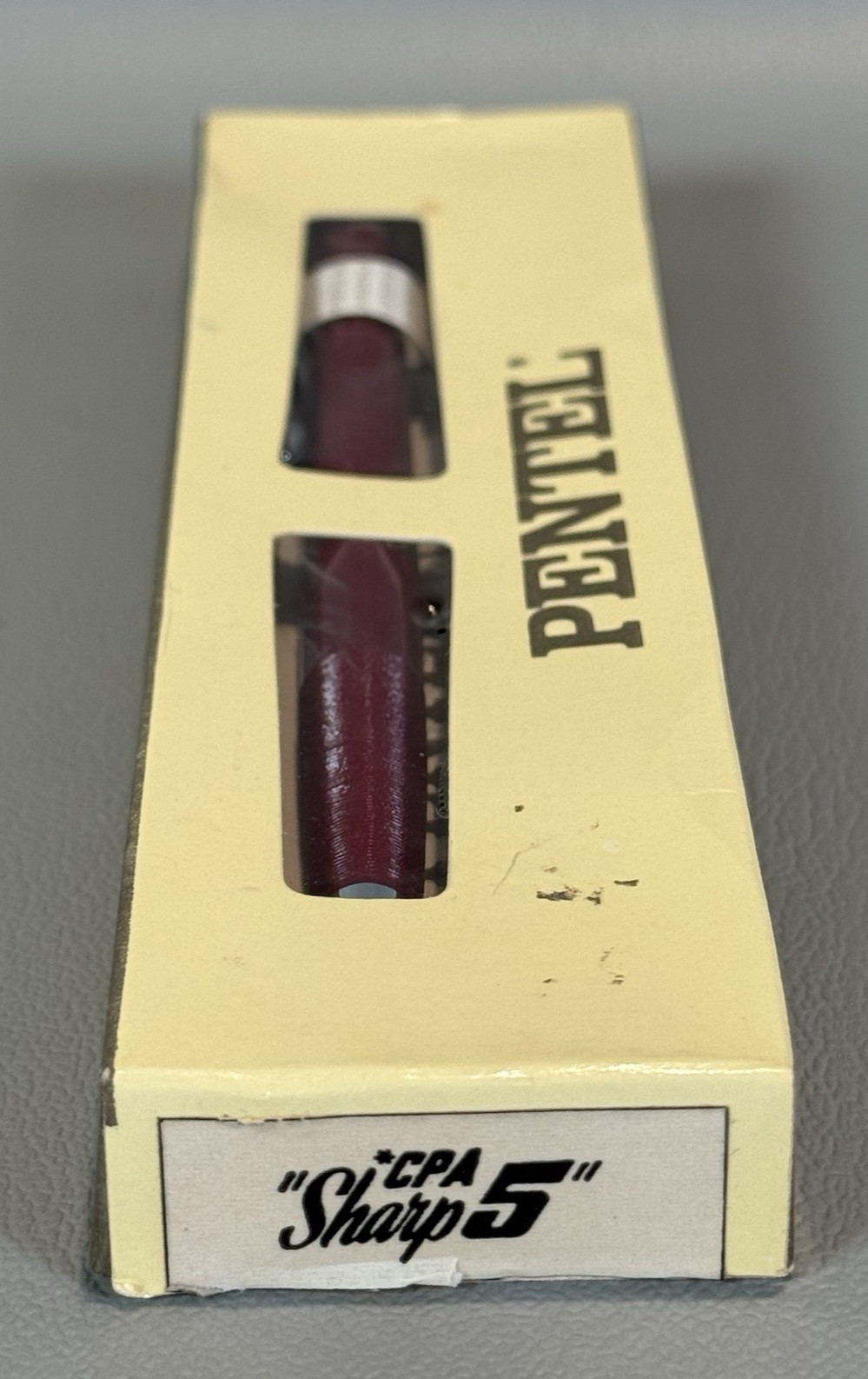Vtg Pentel Eleven 11 Mechanical Pencil .5mm Maroon Made in Japan NEW OLD STOCK