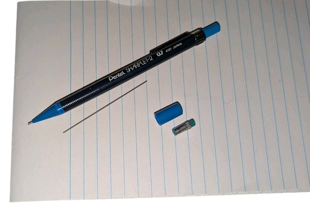 Pentel SHARPLET-2 Mechanical Pencil 0.7 A127 Made In Japan Drafting LOT OF 24