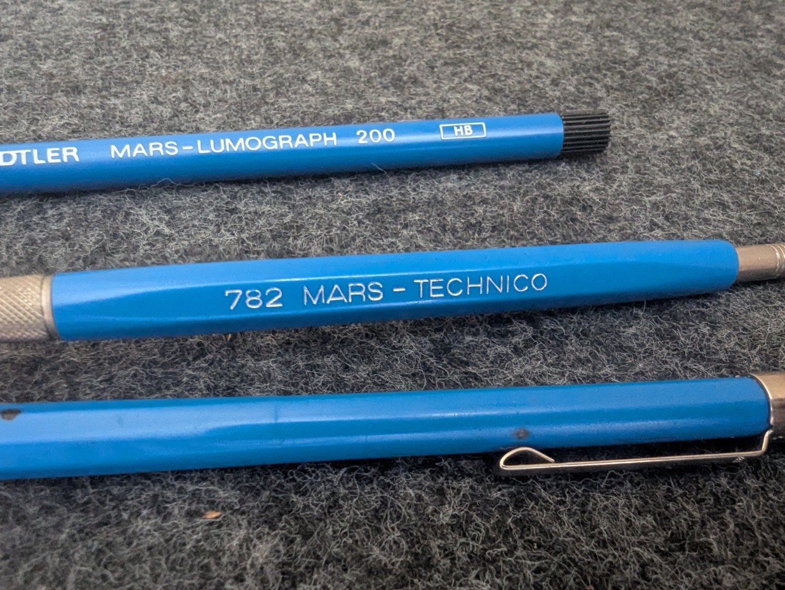 vintage staedtler mars technico 780 + 782 GERMANY drafting pencil