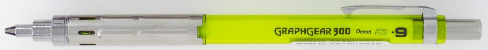Pentel GraphGear 300 Sliding Sleeve, Set of 6 (Brazil)