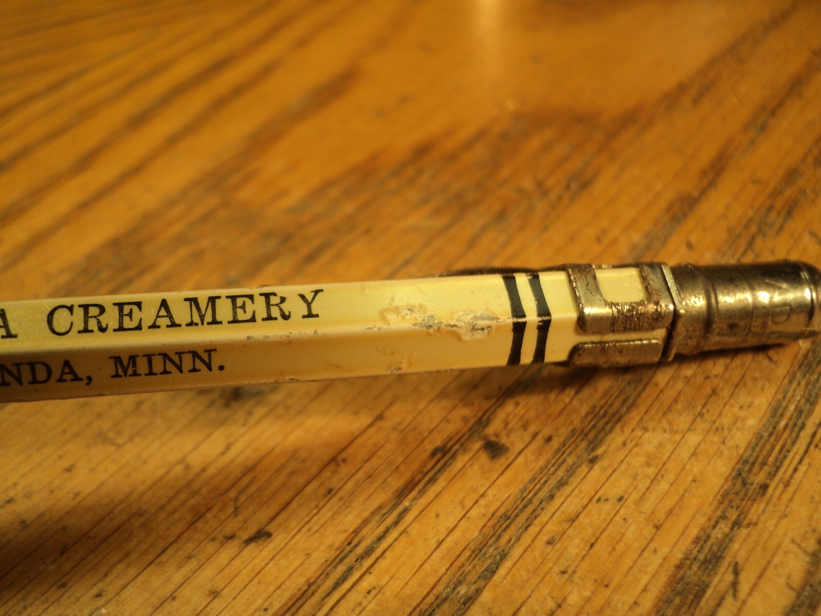 Vintage ADGiF Mechanical Pencil Advertising Seasons Greetings Wanda Creamery