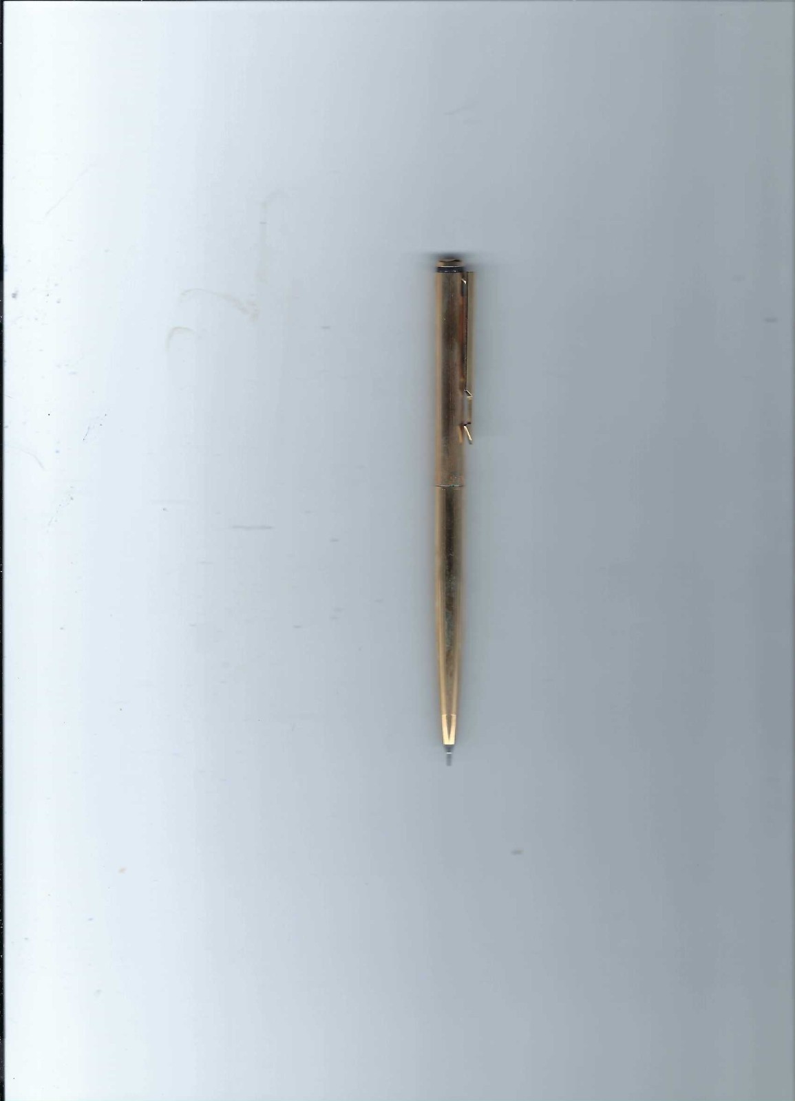 Vtg. Parker Arrow 12 K Gold Filled W/Gold Trim & Black Jewel Mechanical Pencil
